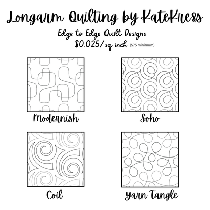 Longarm Quilting